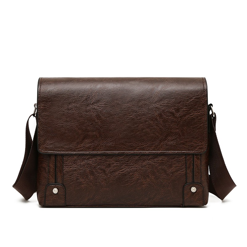 Leatherwork Designs - Sacoche pour homme en cuir PU,