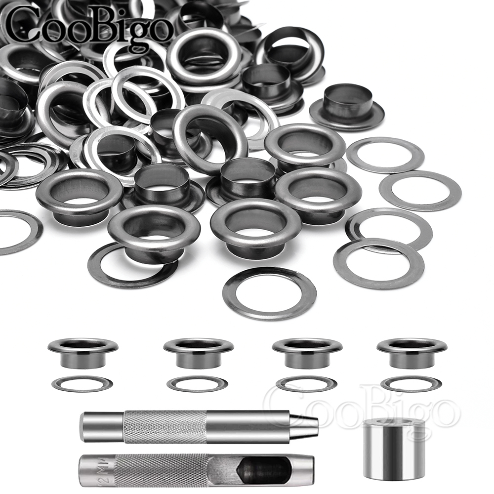 Leatherwork Eyelets - Kit d'outils pour œillets en métal,