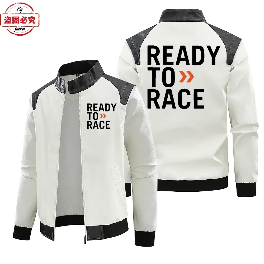 Leather Work Jacket With Hood - Veste en cuir à capuche pour