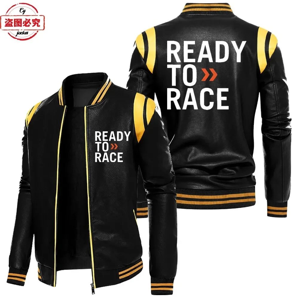 Leather Work Jacket With Hood - Veste en cuir à capuche pour