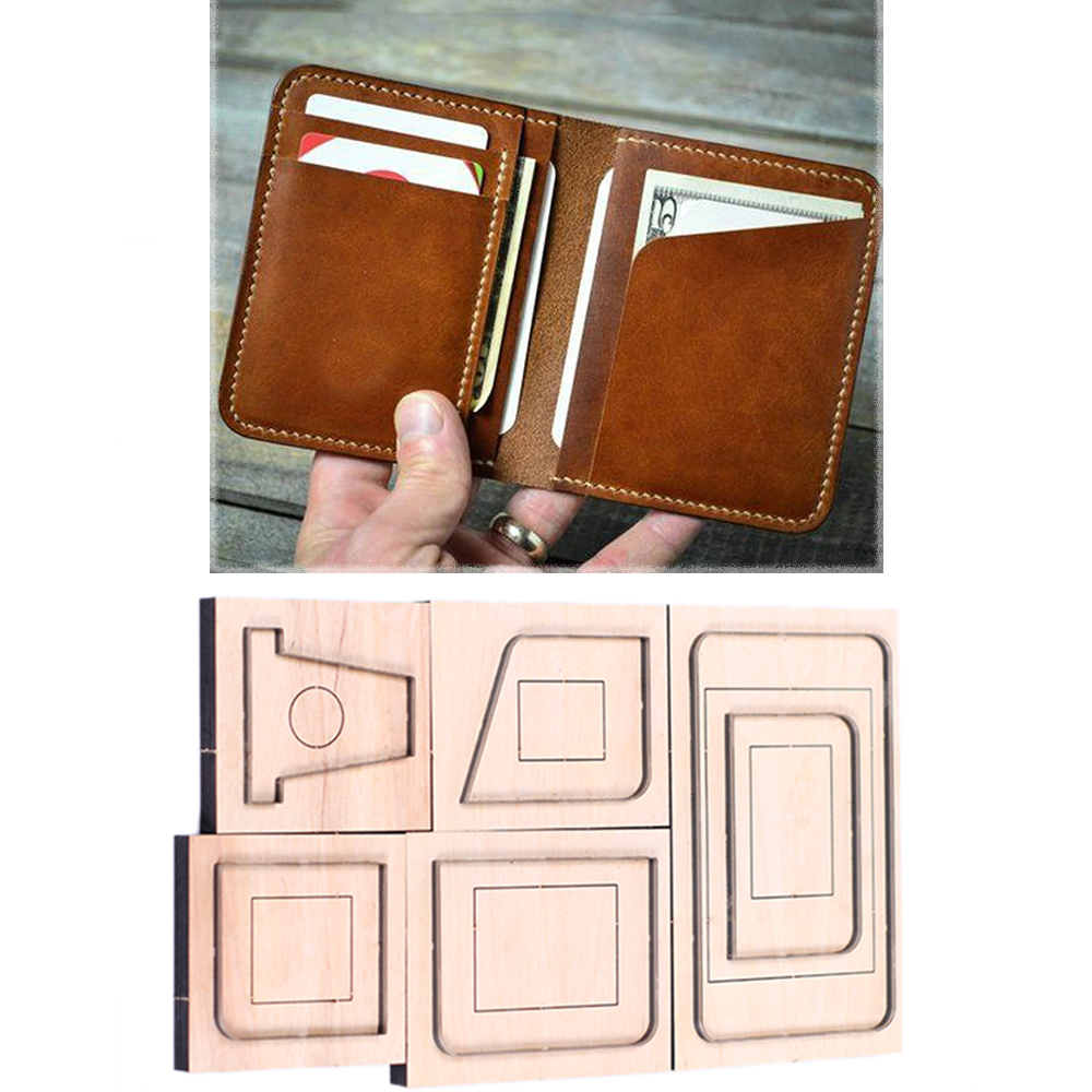 Leatherwork Machine - Bricolage artisanat du cuir simple porte-carte
