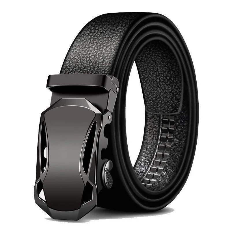 Leather Work Jeans - Ceinture pour hommes à boucle automatique,