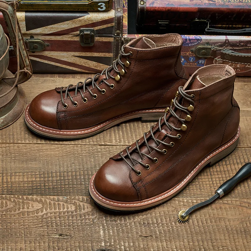 Bottes britanniques faites à l - Leather Work Boots avis et prix