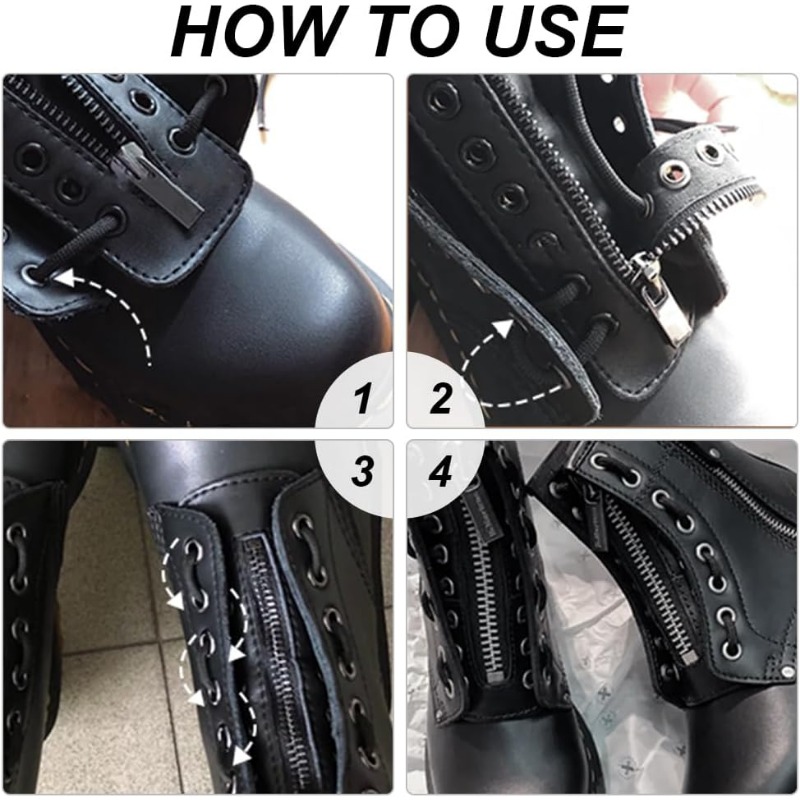 Lacets de bottes en cuir PU, 2 - Leatherwork Eyelets avis et prix