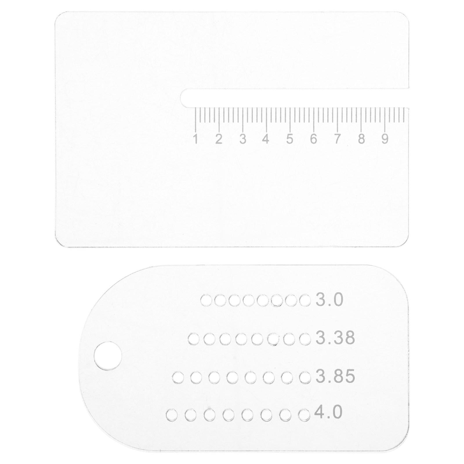 2 pièces de règle de marquage  - Leatherworking Guide avis et prix