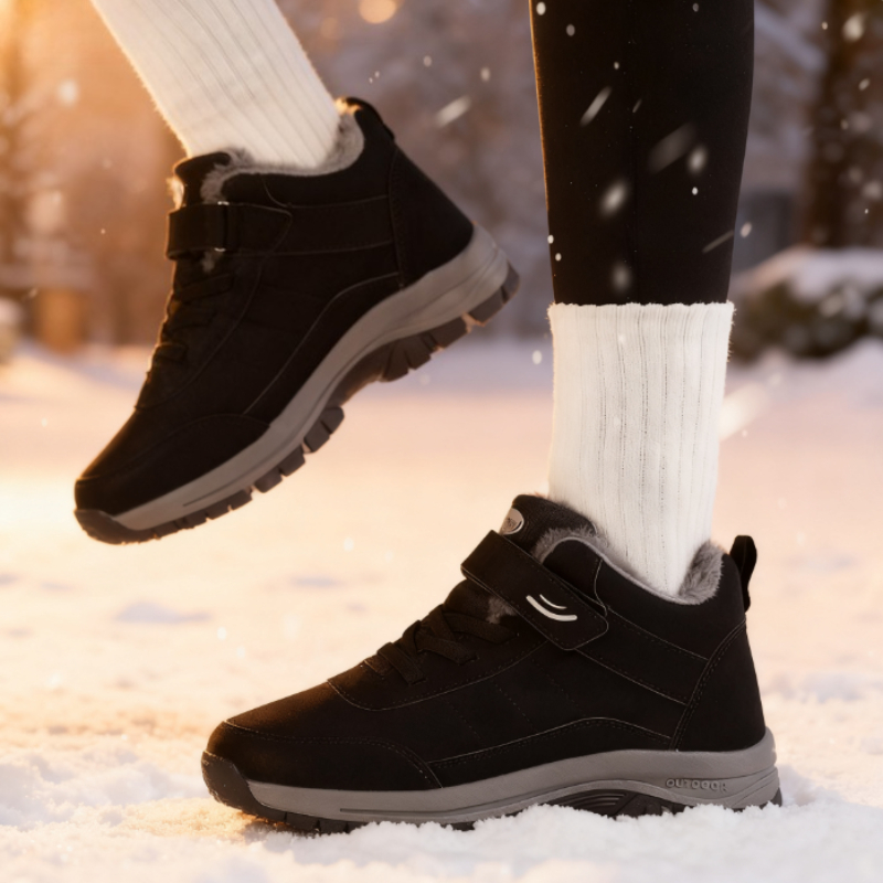 Bottines d'hiver pour femmes,  - Leather Work Women Shoes avis et prix