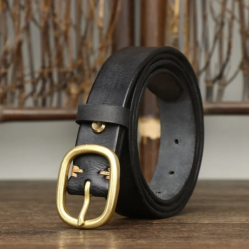 Ceintures en cuir véritable po - Leather Work Jeans avis et prix