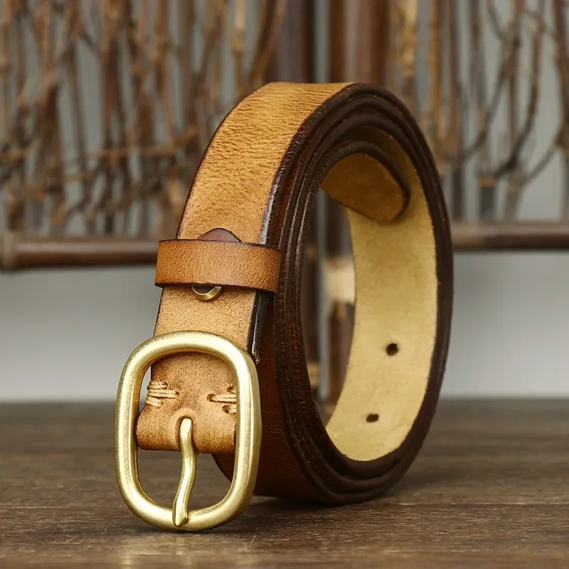 Ceintures en cuir véritable po - Leather Work Jeans avis et prix
