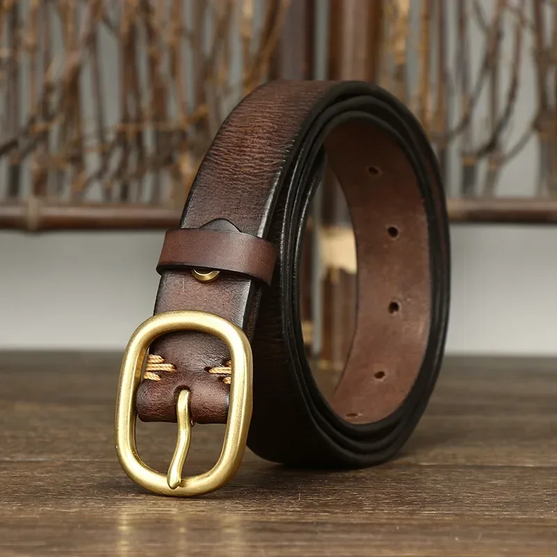 Ceintures en cuir véritable po - Leather Work Jeans avis et prix