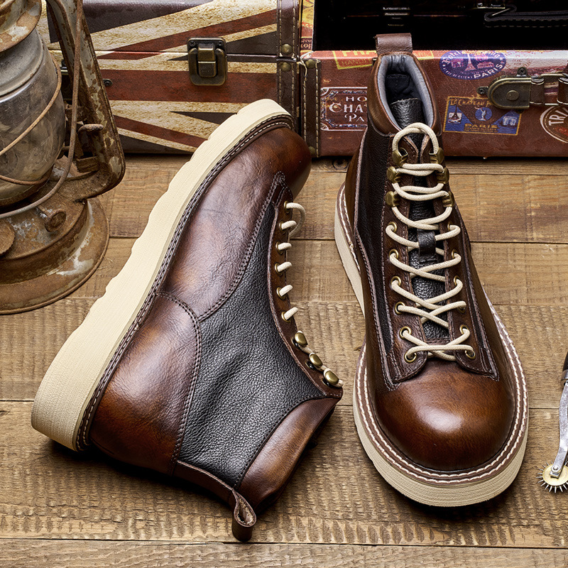 Bottes de travail à bout court - Leather Work Boots avis et prix