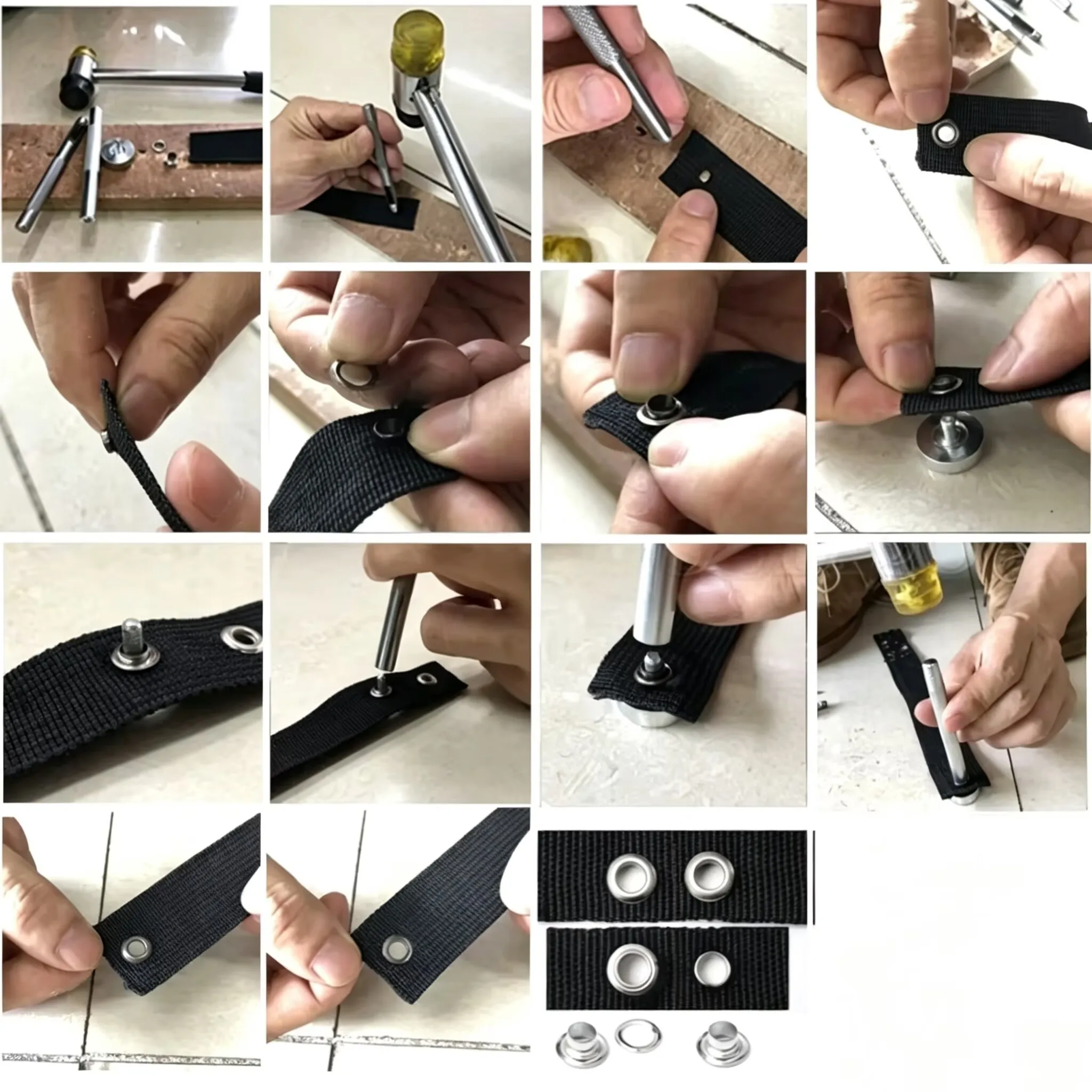 100 Ensembles de Œillets Métal - Leatherwork Eyelets avis et prix