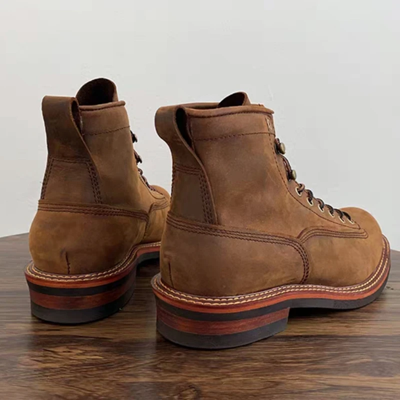 Bottines Vintage britanniques  - Leather Work Boots avis et prix