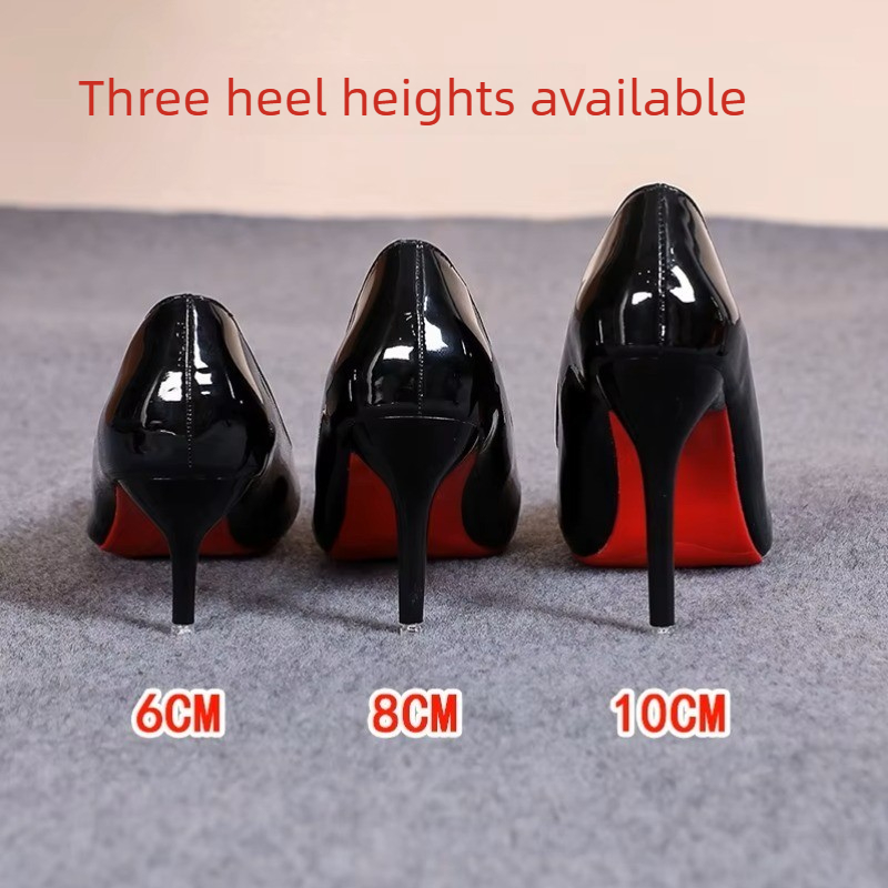 Escarpins à talon aiguille en  - Leather Work Women Shoes avis et prix