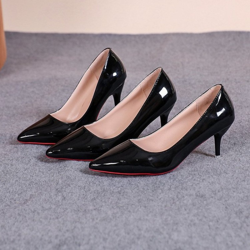 Escarpins à talon aiguille en  - Leather Work Women Shoes avis et prix