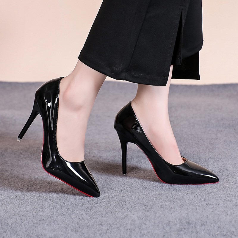 Escarpins à talon aiguille en  - Leather Work Women Shoes avis et prix