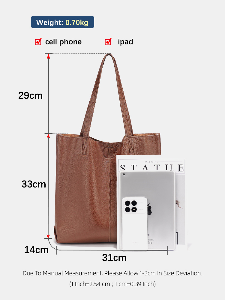 Sac à main grande capacité Zen - Leatherwork Designs avis et prix