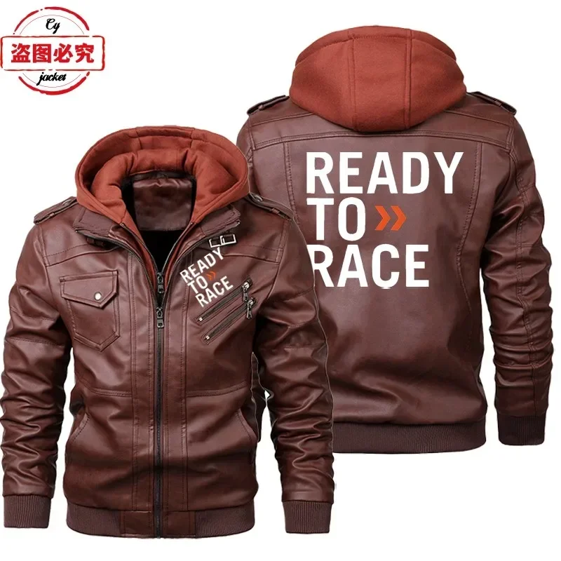 Veste en cuir à capuche pour c - Leather Work Jacket With Hood avis et prix