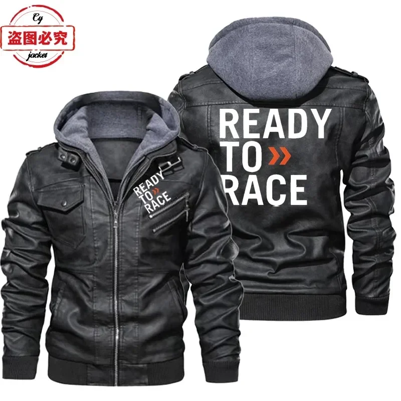 Veste en cuir à capuche pour c - Leather Work Jacket With Hood avis et prix
