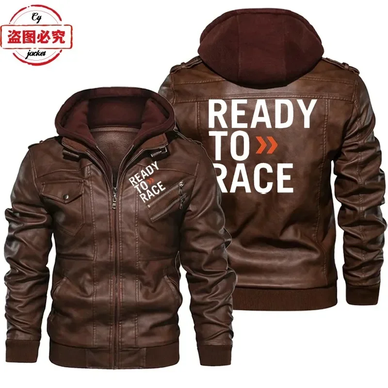 Veste en cuir à capuche pour c - Leather Work Jacket With Hood avis et prix