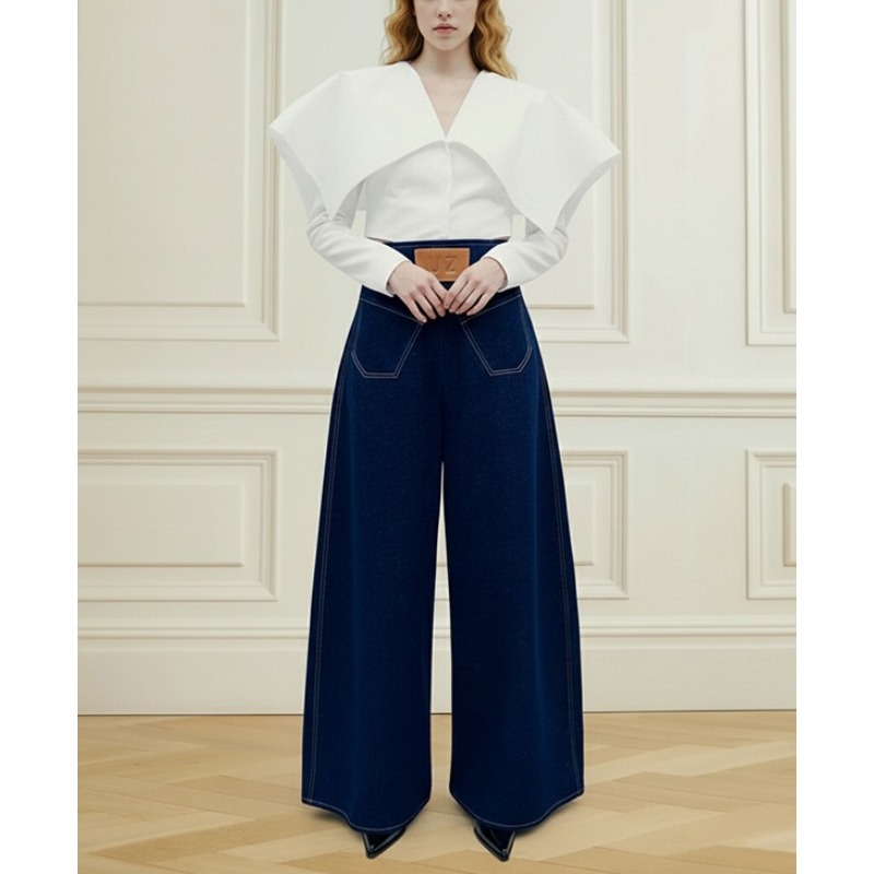Tirim Vintage bleu jean femme  - Leather Work Jeans avis et prix