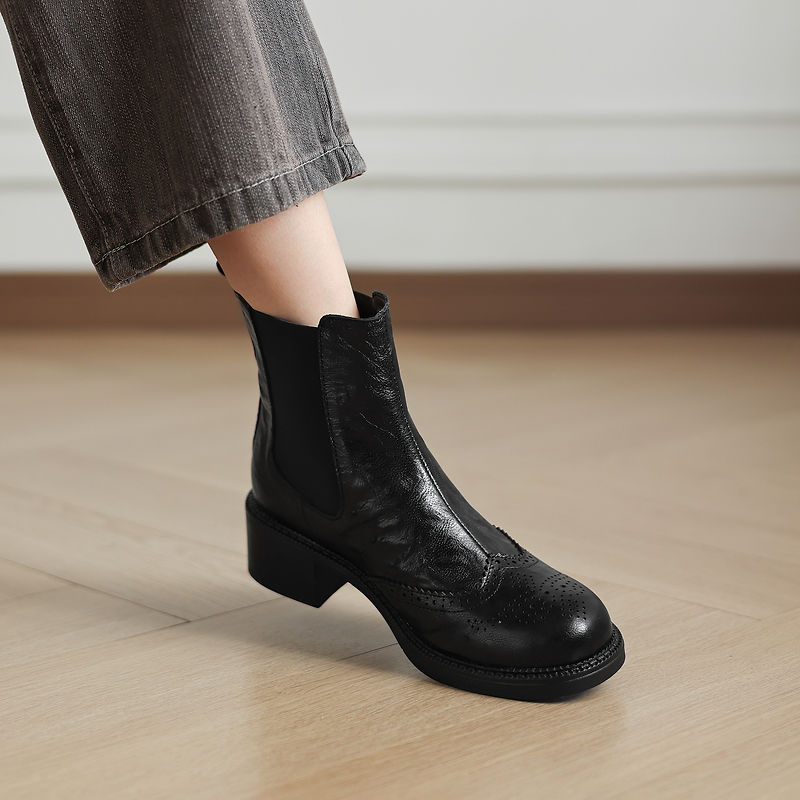 NOUVELLES Bottes d'automne pou - Leather Work Women Shoes avis et prix