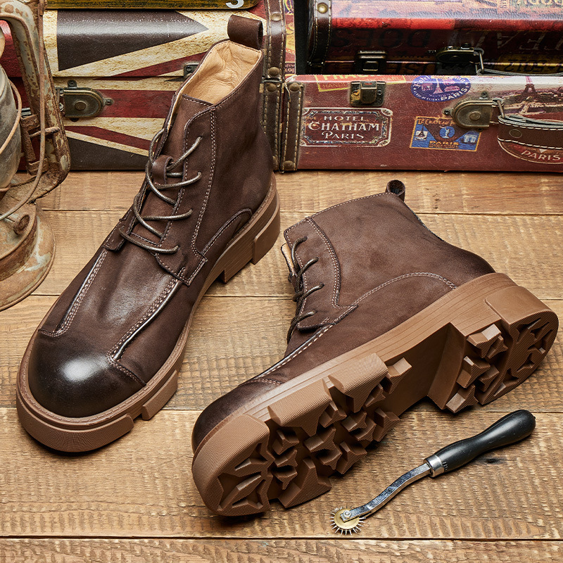Bottes de Combat de Style brit - Leather Work Boots avis et prix