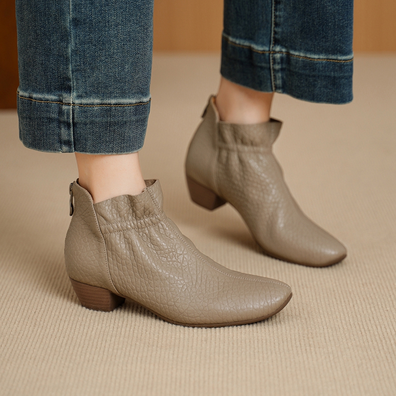Nouvelles chaussures pour femm - Leather Work Women Shoes avis et prix