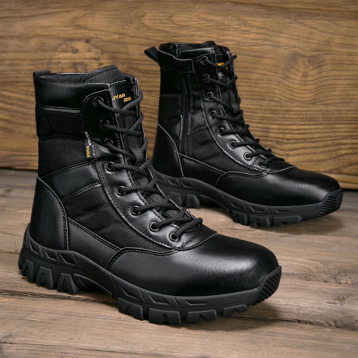 Chaussures de randonnée en ple - Leather Work Boots avis et prix