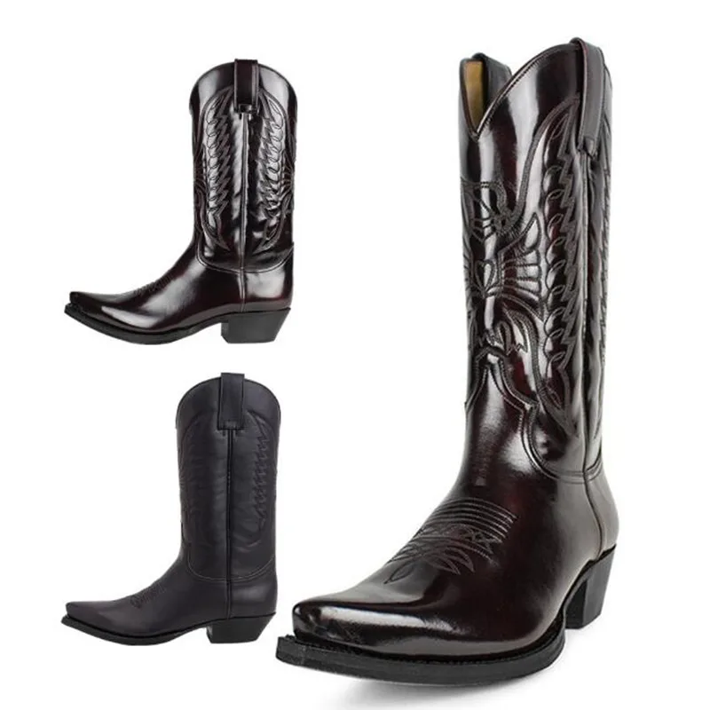 Cowboy hommes femmes pays Vint - Leather Work Women Shoes avis et prix