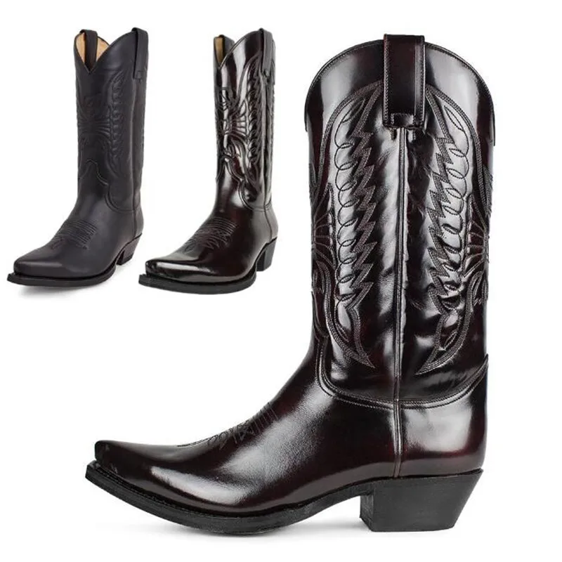 Cowboy hommes femmes pays Vint - Leather Work Women Shoes avis et prix