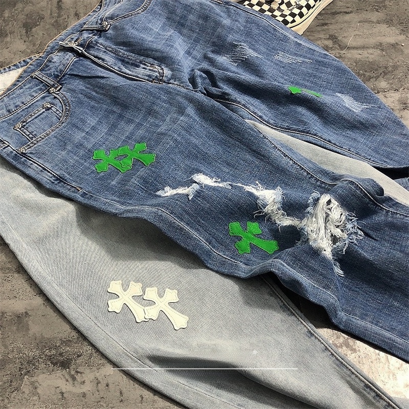 Jean déchiré Street Style en d - Leather Work Jeans avis et prix