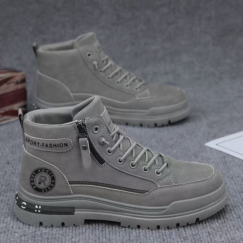 Hommes rétro haut bottes de tr - Leather Work Boots avis et prix