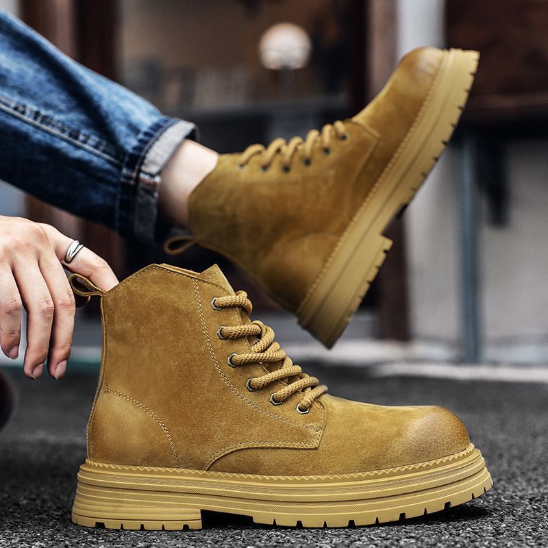 Bottes à lacets pour hommes de - Leather Work Boots avis et prix