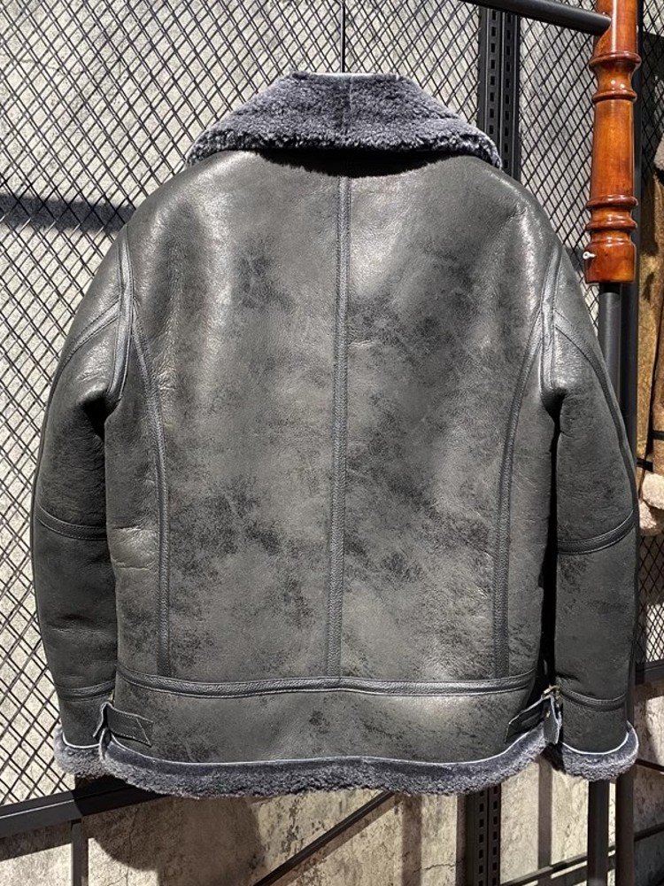 Veste en cuir véritable pour h - Leather Work Jacket With Hood avis et prix