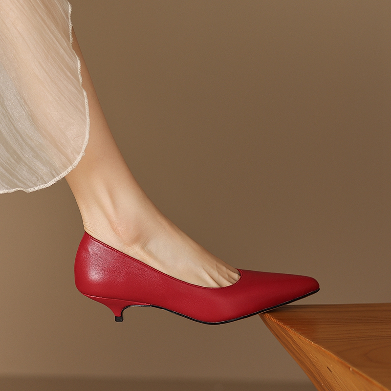 Nouvelles chaussures de travai - Leather Work Women Shoes avis et prix