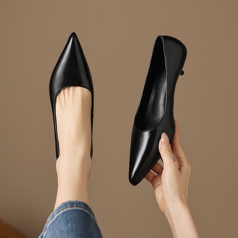 Nouvelles chaussures de travai - Leather Work Women Shoes avis et prix