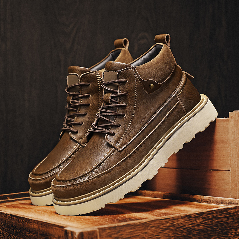 Bottes de travail montantes ma - Leather Work Boots avis et prix