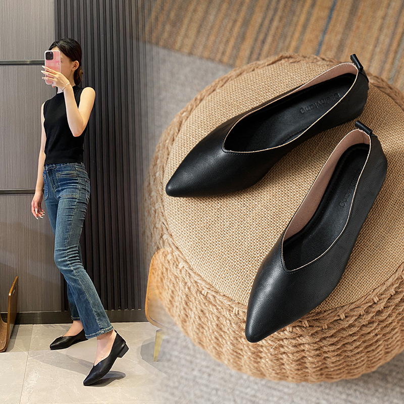 Chaussures de travail en cuir  - Leather Work Women Shoes avis et prix