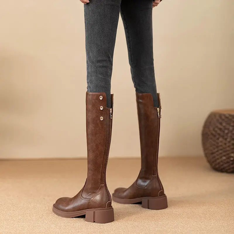 Automne hiver talon moyen dame - Leatherwork Designs avis et prix