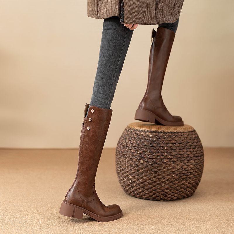 Automne hiver talon moyen dame - Leatherwork Designs avis et prix